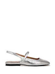 Naturalizer Silver Connie Wide Fit Slingback Shoes - Image 2 of 8