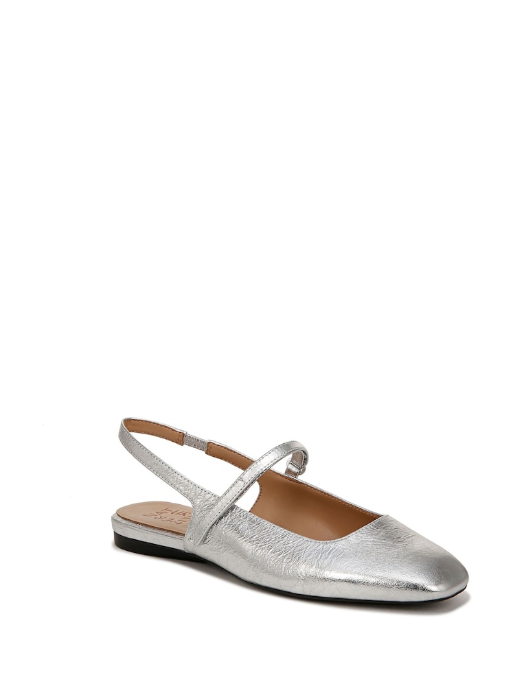 Naturalizer Silver Connie Wide Fit Slingback Shoes - Image 4 of 8