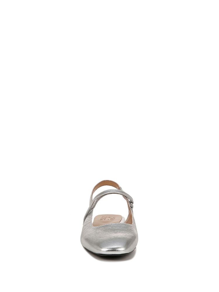 Naturalizer Silver Connie Wide Fit Slingback Shoes - Image 5 of 8