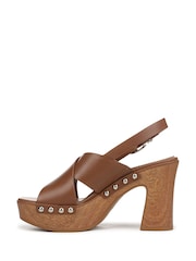Naturalizer Kirsten Regular Fit Slingback Brown Sandals - Image 2 of 7