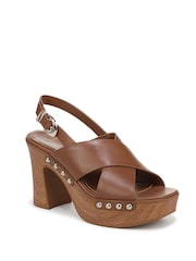 Naturalizer Kirsten Regular Fit Slingback Brown Sandals - Image 3 of 7