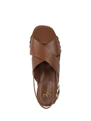 Naturalizer Kirsten Regular Fit Slingback Brown Sandals - Image 6 of 7
