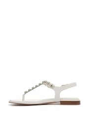 Naturalizer Regular Fit Nara Toe Post Brown Sandals - Image 2 of 7