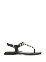 Naturalizer Regular Fit Nara Toe Post Brown Sandals - Image 1 of 7