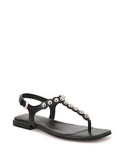 Naturalizer Regular Fit Nara Toe Post Brown Sandals - Image 3 of 7