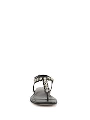 Naturalizer Regular Fit Nara Toe Post Brown Sandals - Image 4 of 7