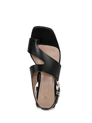 Negro - Naturalizer Regular Fit Audra Slingback Sandals - Imagen 5 de 7
