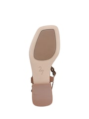 Naturalizer Regular Fit Nara Toe Post Brown Sandals - Image 6 of 6
