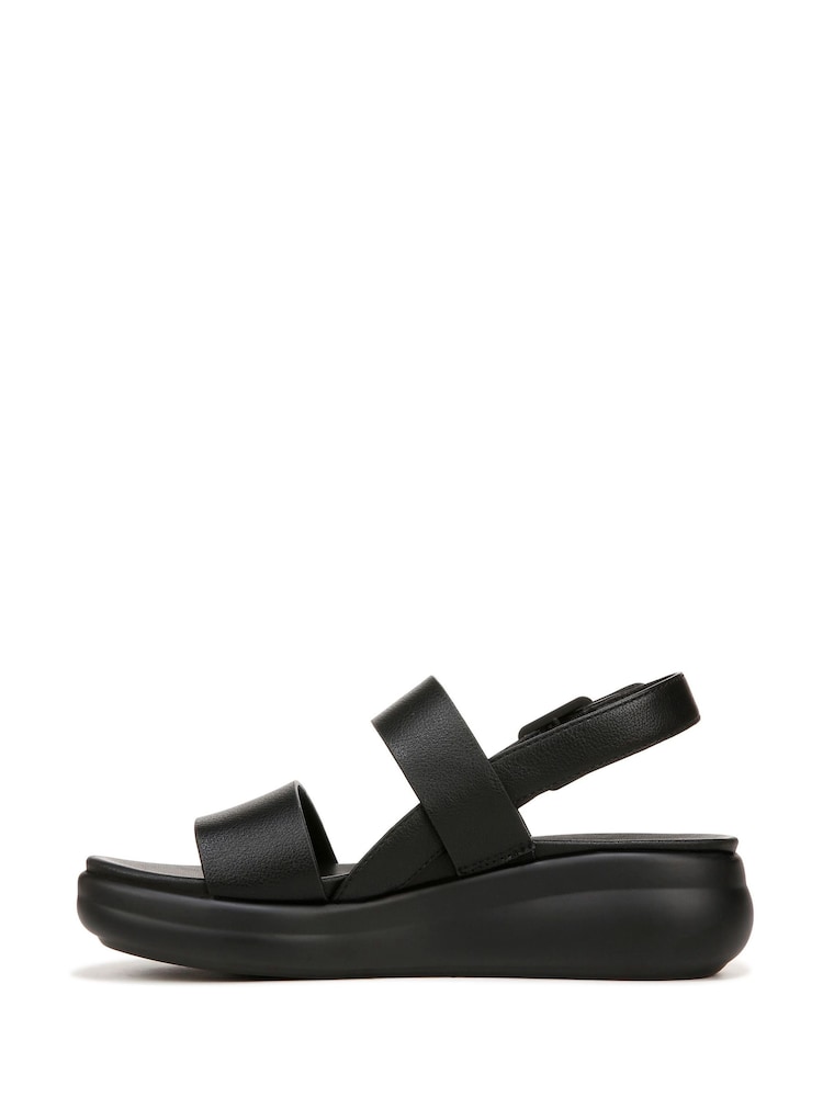 Naturalizer Coast Wide Fit Slingback Black Sandals - Image 2 of 7