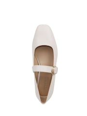 Naturalizer Regular Fit Carter Mary Jane White Shoes - Image 6 of 7