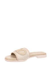 Naturalizer Genevieve2 Wide Fit Brown Slider Sandals - Image 2 of 5
