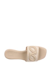 Naturalizer Genevieve2 Wide Fit Brown Slider Sandals - Image 3 of 5