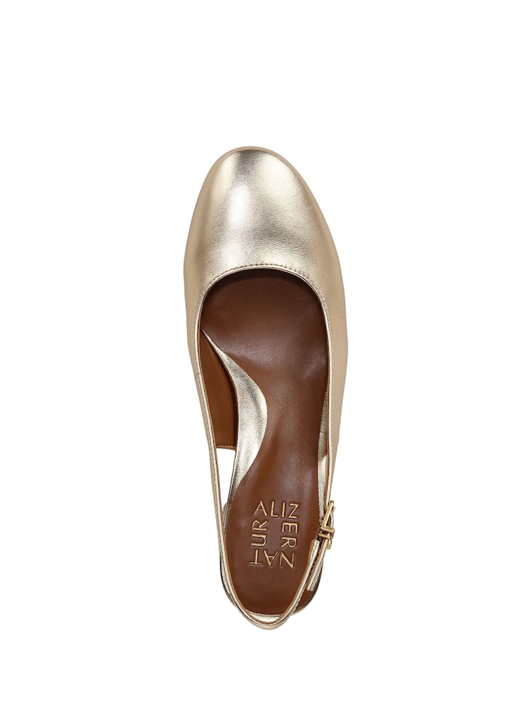 Naturalizer Lane Wide Fit White Slingback Shoes - Image 6 of 6