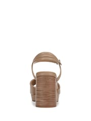 Naturalizer Regular Fit Paloma Heeled Ankle Strap Brown Sandals - Image 4 of 6