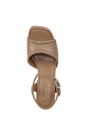 Naturalizer Regular Fit Paloma Heeled Ankle Strap Brown Sandals - Image 5 of 6