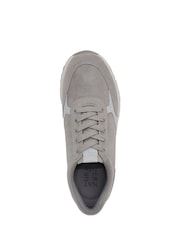 Naturalizer Grey Shay Wide Fit Lace-Up Trainers - Image 5 of 6