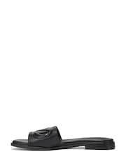 Naturalizer Genevieve Wide Fit Black Slider Sandals - Image 2 of 6