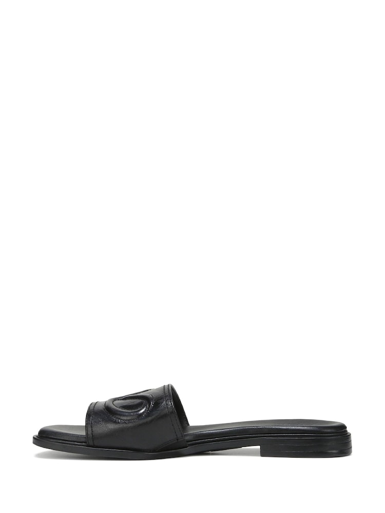 Naturalizer Genevieve Wide Fit Black Slider Sandals - Image 2 of 6