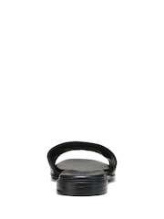 Naturalizer Genevieve Wide Fit Black Slider Sandals - Image 4 of 6