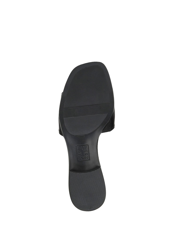 Naturalizer Genevieve Wide Fit Black Slider Sandals - Image 6 of 6