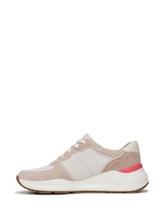 Naturalizer Grey Blossom Wide Fit Lace-Up Trainers - Image 2 of 7