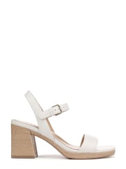 Naturalizer Rose Wide Fit Ankle Strap Black Sandals - Image 1 of 6