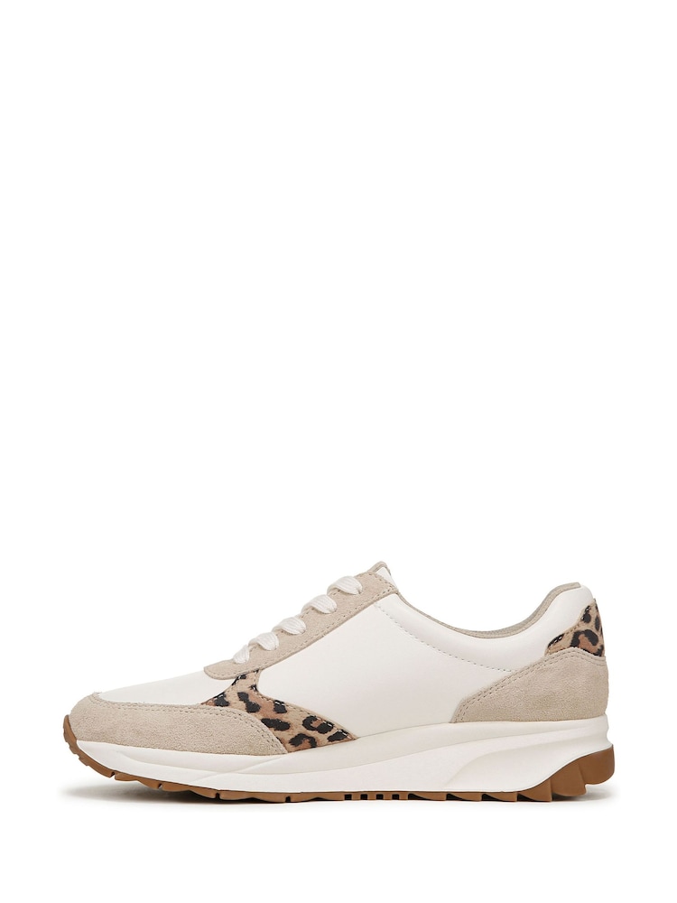 Naturalizer Regular Fit Shay Lace-Up White Trainers - Image 2 of 7 Naturalizer Regular Fit Shay Lace-Up White Trainers - Image 2 of 7