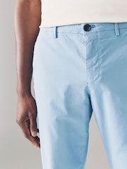 PS Paul Smith Regular Fit Blue Logo Chinos Trousers - Image 3 of 7