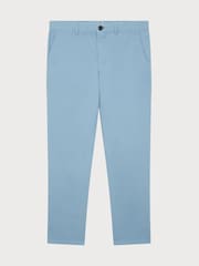 PS Paul Smith Regular Fit Blue Logo Chinos Trousers - Image 5 of 7