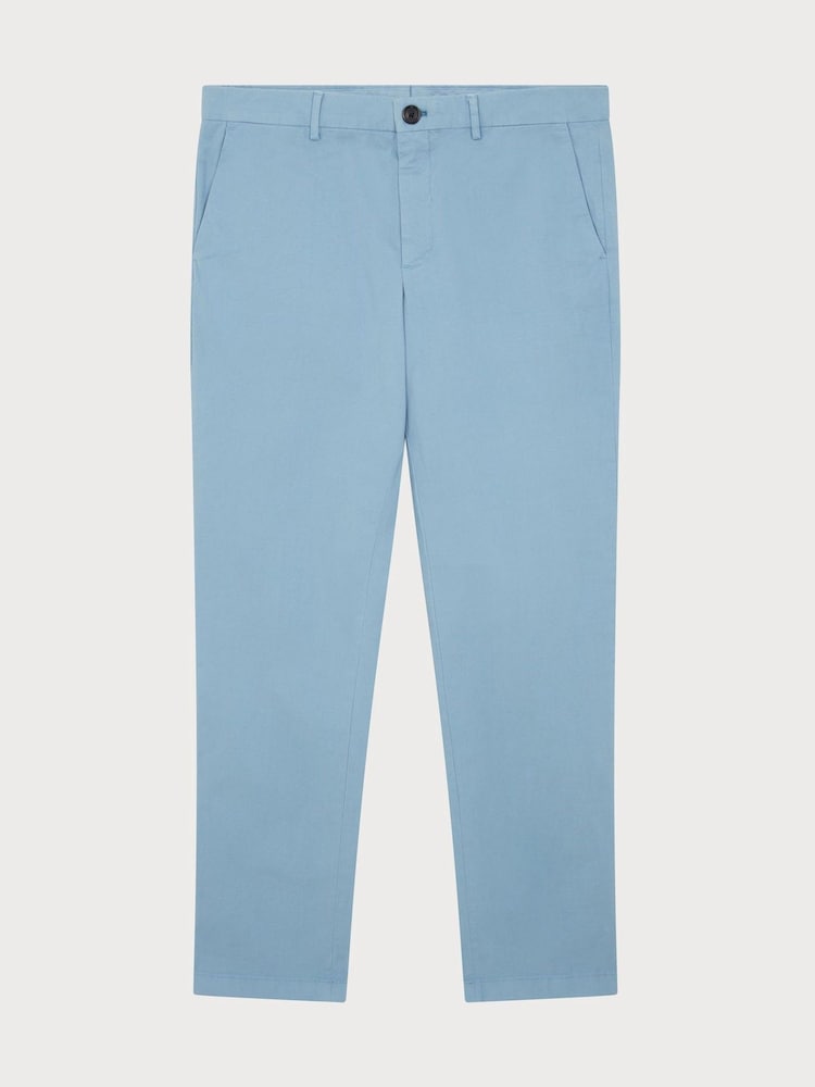PS Paul Smith Regular Fit Blue Logo Chinos Trousers - Image 5 of 7