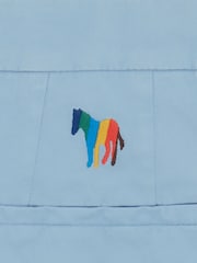 PS Paul Smith Regular Fit Blue Logo Chinos Trousers - Image 7 of 7
