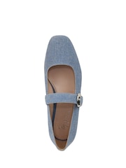 Naturalizer Mary Janes Carter Wide Fit Black Shoes - Image 4 of 5