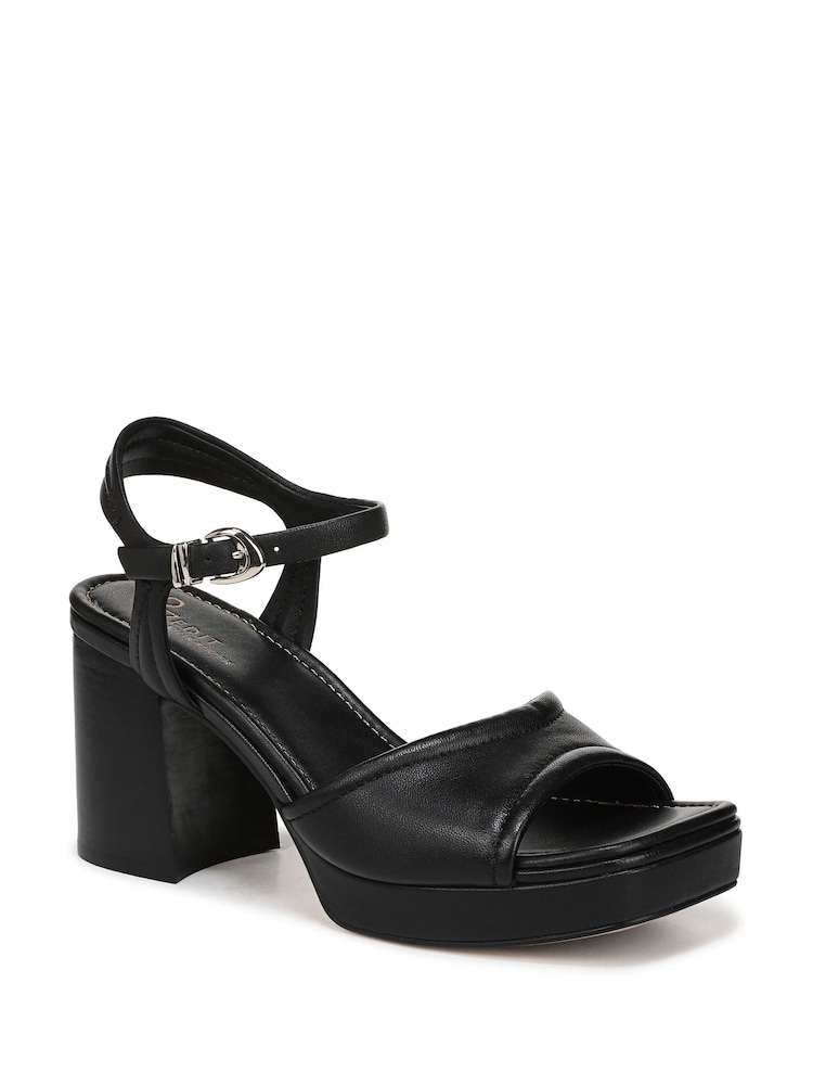 Naturalizer Regular Fit Paloma Heeled Ankle Strap Brown Sandals - Image 1 of 5