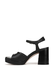 Naturalizer Regular Fit Paloma Heeled Ankle Strap Brown Sandals - Image 2 of 5