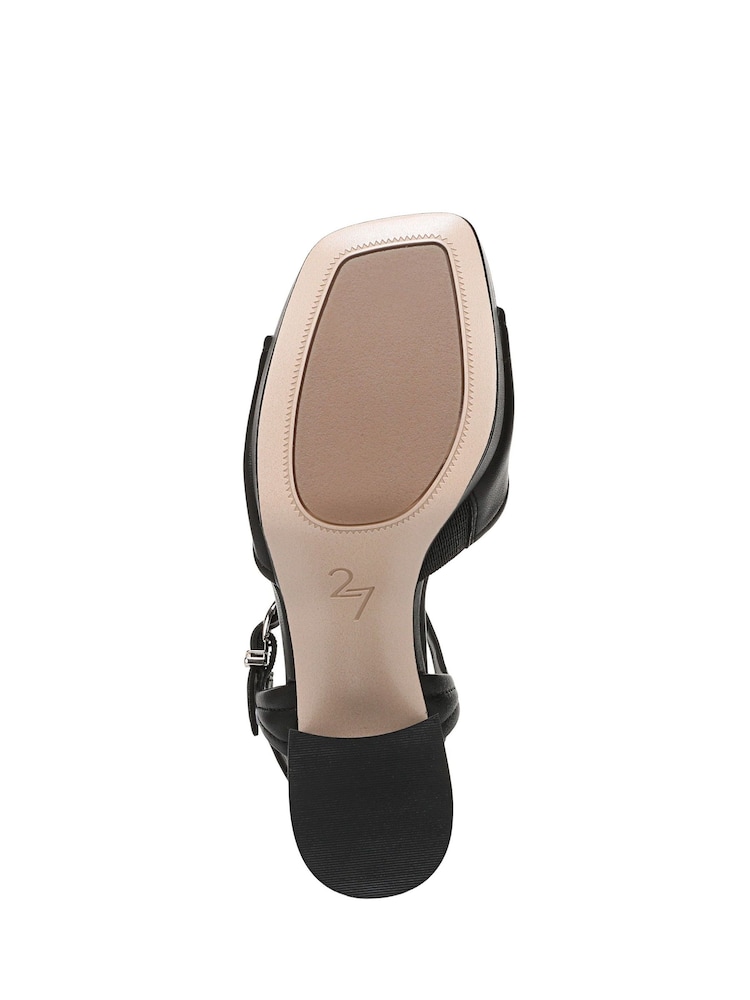 Naturalizer Regular Fit Paloma Heeled Ankle Strap Brown Sandals - Image 5 of 5