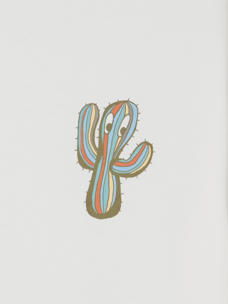 PS Paul Smith Regular Fit Graphic White T-Shirt - Image 6 of 6