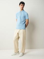 PS Paul Smith Regular Fit Blue Logo Polo Shirt - Image 2 of 7