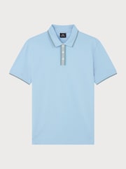 PS Paul Smith Regular Fit Blue Logo Polo Shirt - Image 6 of 7