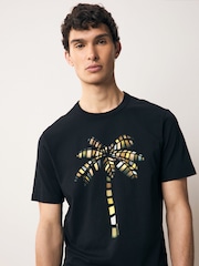 PS Paul Smith Regular Fit Graphic Black T-Shirt - Image 4 of 6