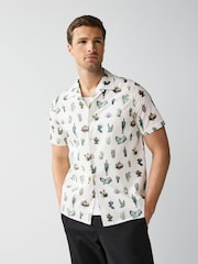 PS Paul Smith Regular Fit Short Sleeve White 100% Cotton Shirt - Image 1 of 5