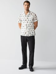 PS Paul Smith Regular Fit Short Sleeve White 100% Cotton Shirt - Image 2 of 5