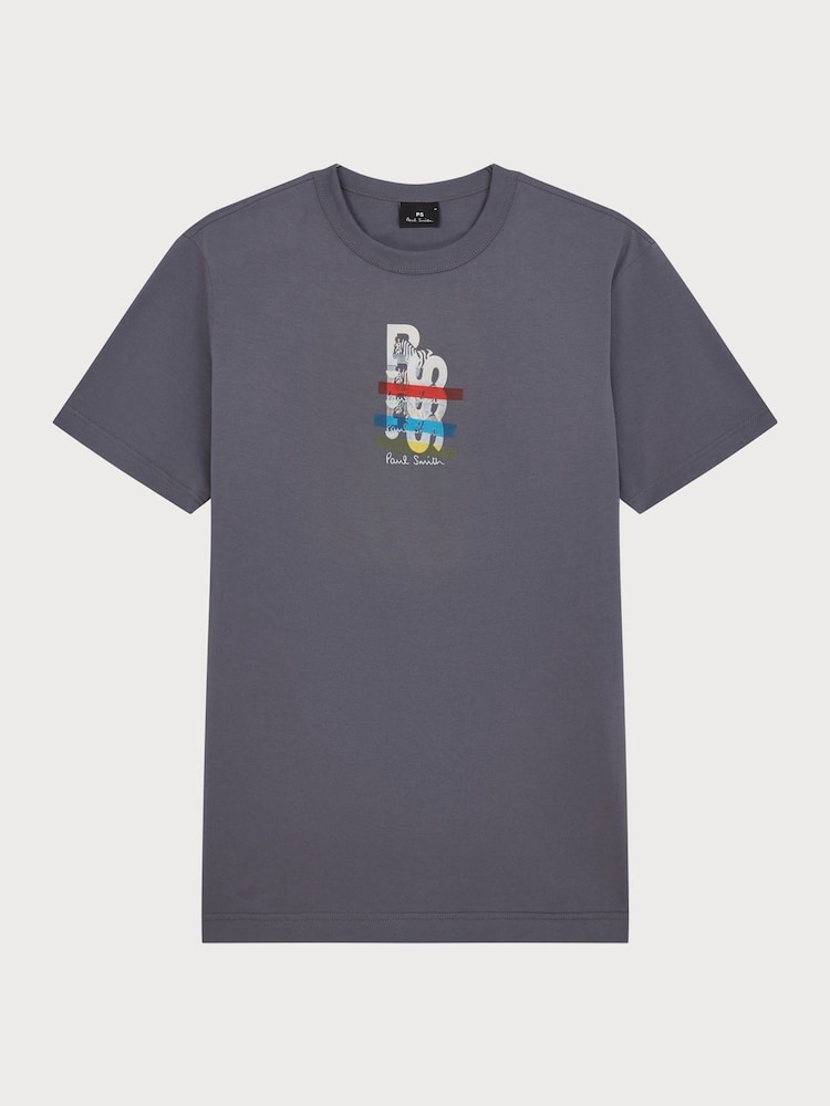 PS Paul Smith Regular-Fit Logo 100% Organic Cotton  T-Shirt - Image 5 of 5