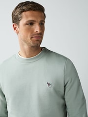 PS Paul Smith Regular Fit Green Logo Sweatshirt - Image 4 of 6