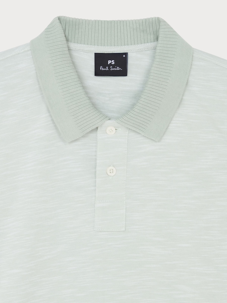 Зеленый - PS Paul Smith Regular Fit Logo Polo Shirt - Image 8 of 8