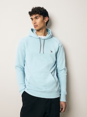 PS Paul Smith Regular Fit Blue Logo Hoodie - Image 1 of 7