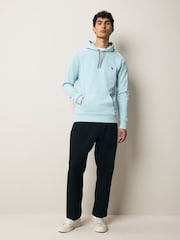 PS Paul Smith Regular Fit Blue Logo Hoodie - Image 2 of 7