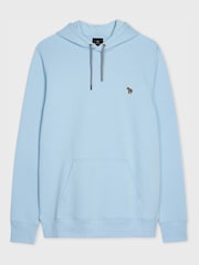PS Paul Smith Regular Fit Blue Logo Hoodie - Image 6 of 7