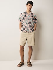 PS Paul Smith Casual Fit Pink Short Sleeve Shirt - Image 2 of 4