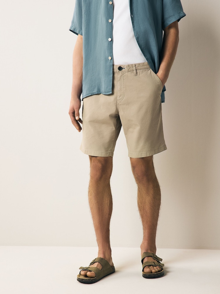 PS Paul Smith Regular Fit Brown Logo Shorts - Image 1 of 6 PS Paul Smith Regular Fit Brown Logo Shorts - Image 1 of 6