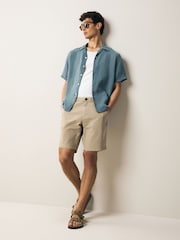 PS Paul Smith Regular Fit Brown Logo Shorts - Image 2 of 6